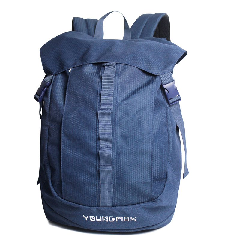 Casual backpack with drawstring function